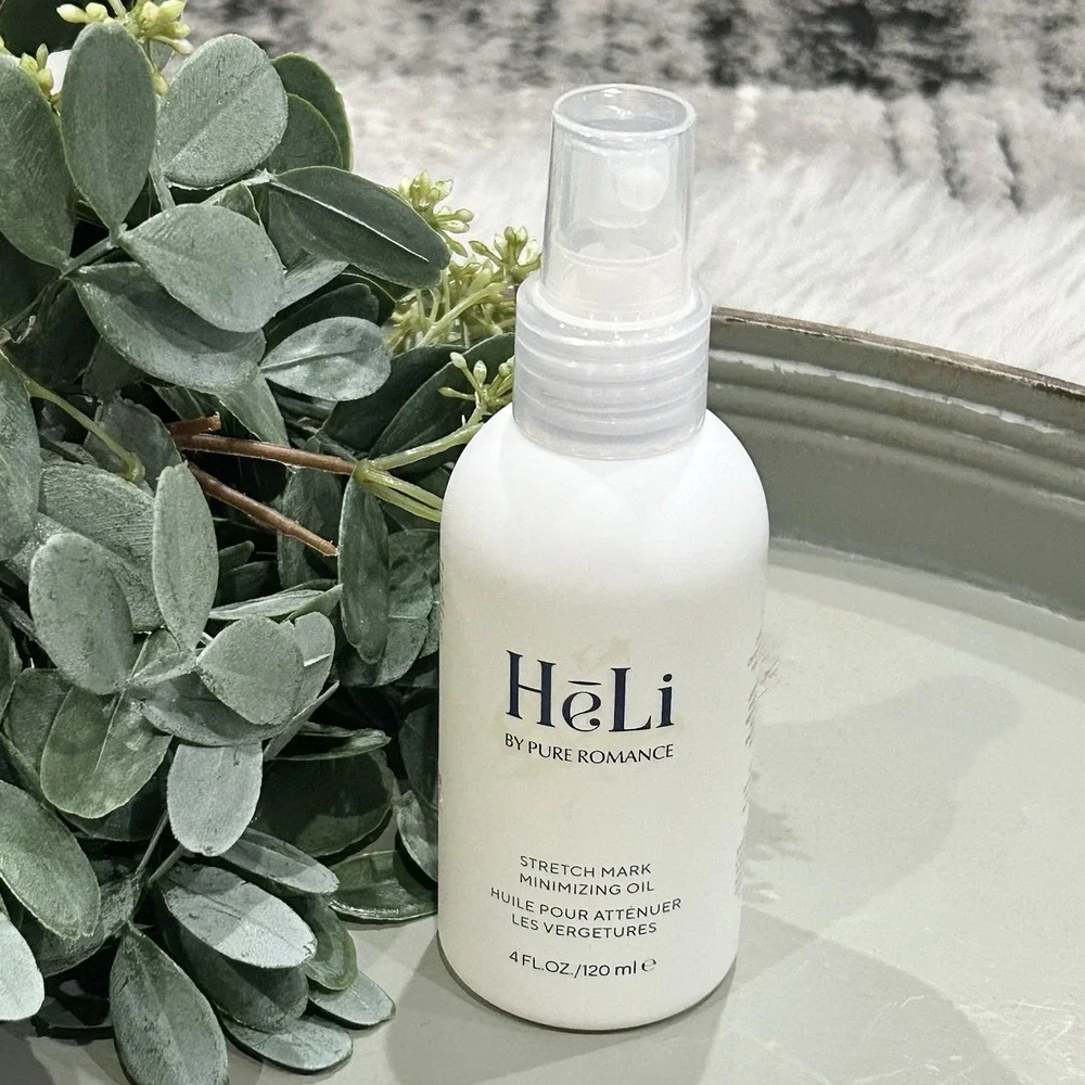 HeLi By Pure Romance  STRETCH MARK MINIMIZING‎ OIL 4 fl oz  Sealed